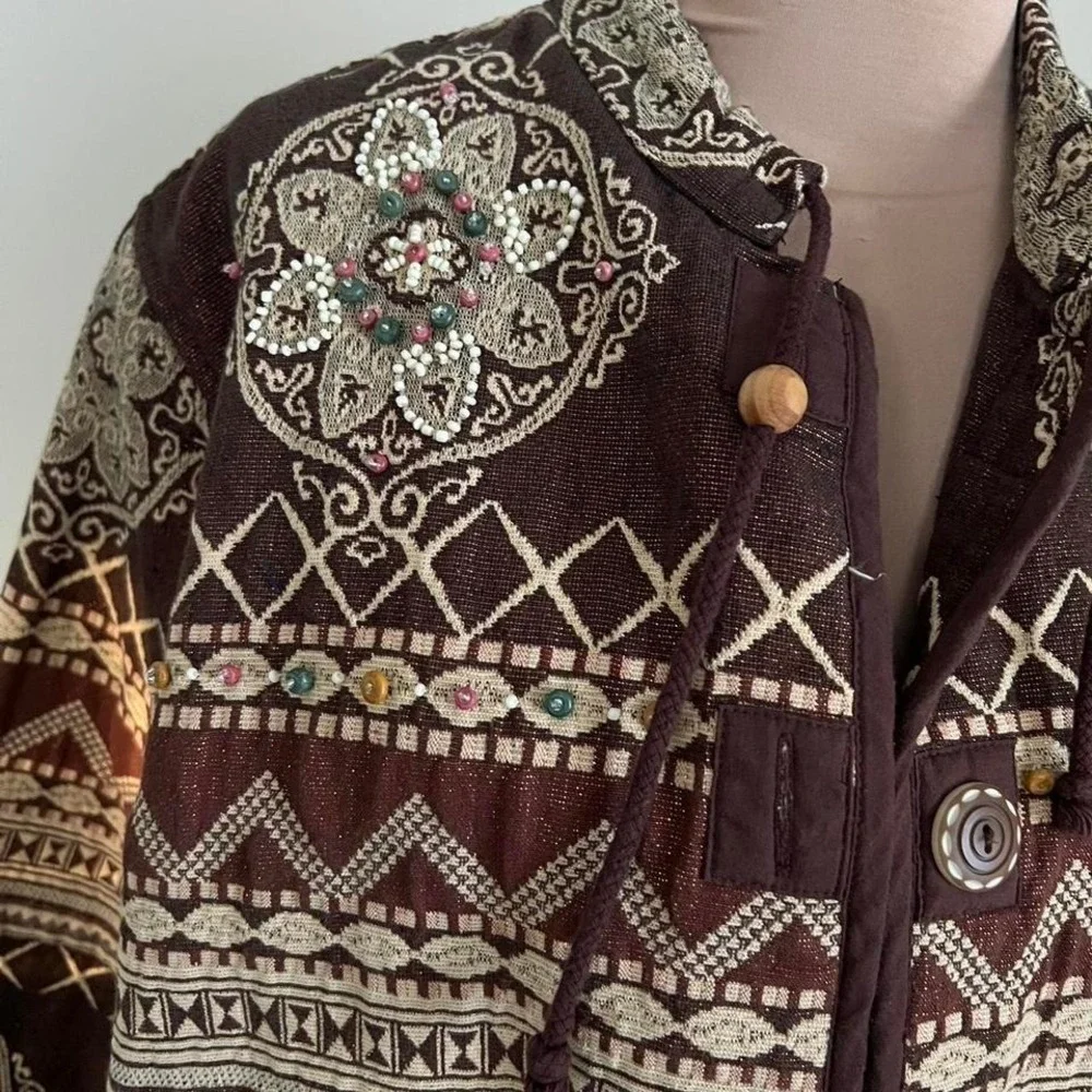 Vintage‎ Flashback Brown Tapestry Jacket